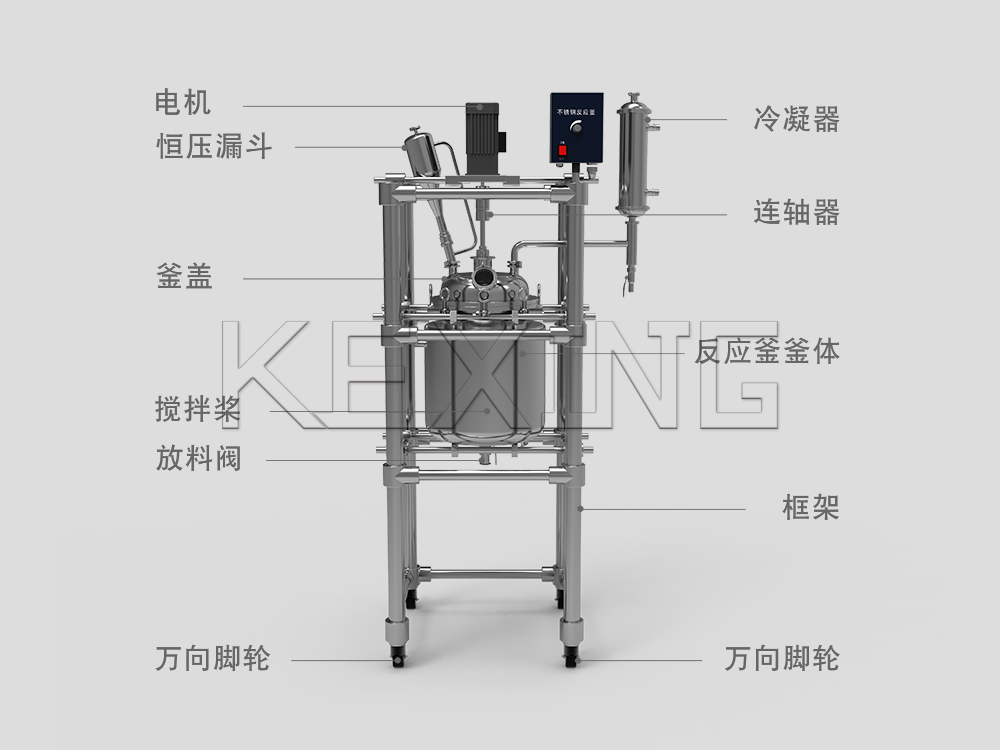 雙層不銹鋼反應(yīng)釜